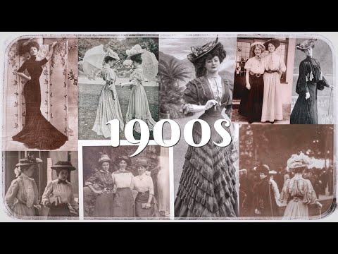 The evolution of women’s fashion through the 20th century (1900s - 2000s)