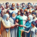 A highly detailed, high-definition picture showcasing the concept of body neutrality. In this image, diverse people of different ages, body types, and races are shown interacting with one another, promoting inclusivity and acceptance. Some of these individuals could be a Caucasian elderly woman, a muscular Black man, a lean South Asian man, a Hispanic woman with curves, and a Middle-Eastern teenager with an athletic physique. This picture aims to provide a new definition of beauty, stretching beyond physical appearances and showcasing diversity in its realest form, thereby redefining beauty standards.