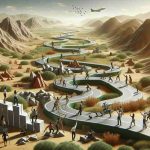 A high-definition, realistic image representing a diverse journey to success. The image could feature a winding road traversing varied landscapes, symbolizing hurdles and challenges to overcome. Passing through these landscapes, there could be men and women of various descents such as Caucasian, Hispanic, Black, Middle-Eastern, and South Asian, each contributing their unique abilities to overcome an obstacle along the path, representing teamwork and unity. Some could be planning the path with maps, some could be building bridges over obstacles, and others might be motivating their team. Each person's success is a step forward in the communal journey, demonstrating progress and achievement.